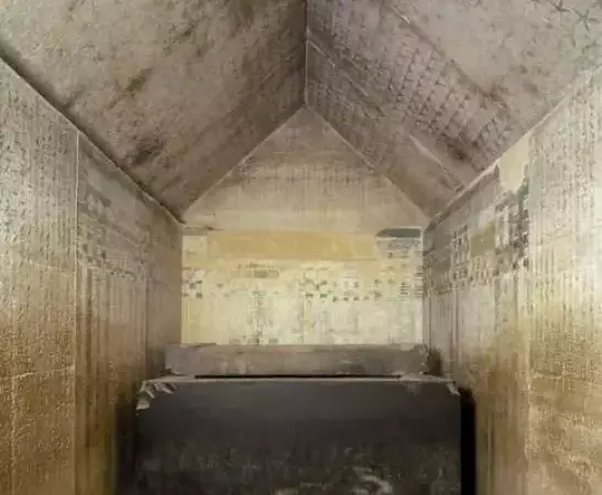 Geisen_The Ancient Egyptian Afterlife_Burial chamber of Unas with Pyramid Texts