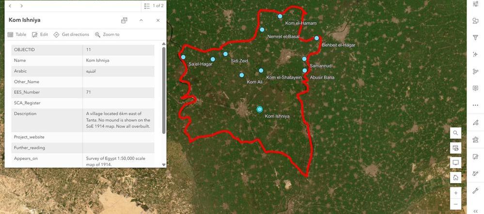 Pethen_Beyond Beginners GIS, Beyond the Desktop_Gharbiya pilot project data in ArcGIS online