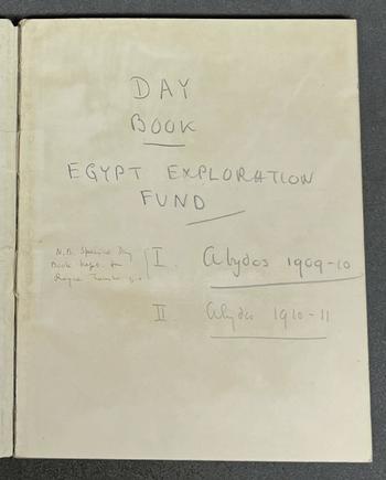 Raey_Labour and Everyday Life at Abydos_Day Book 1909-10