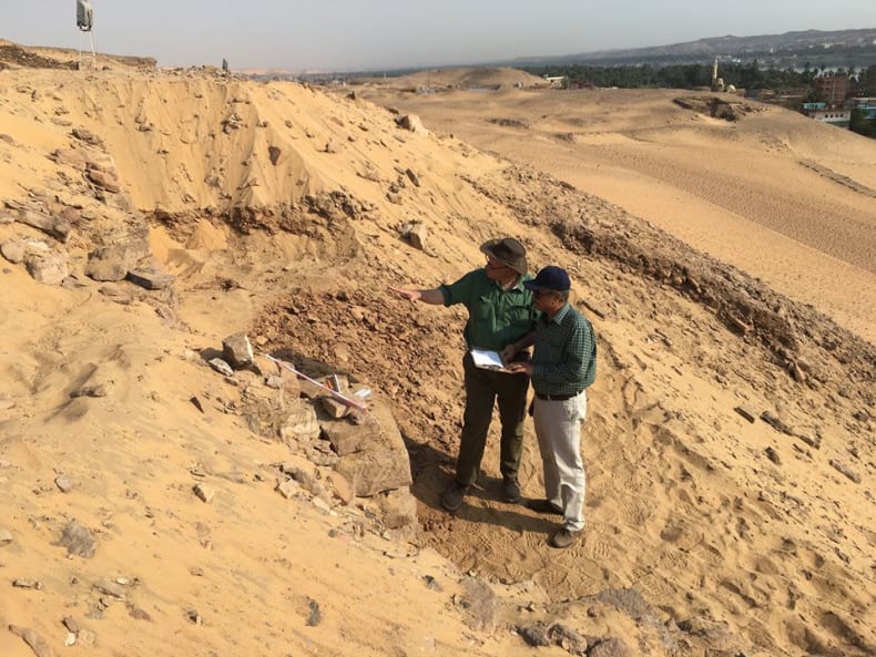 Dr Martin Bommas at Qubbet el-Hawa