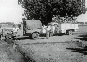 LS.12 Arkell’s Excavations in Sudan_Esh Shaheinab trucks_MISC.SLI.02.07.jpg