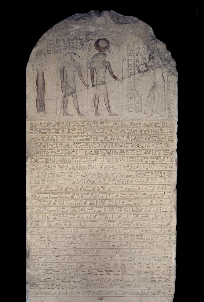25 08 30_Geisen_Experiencing Ancient Egyptian Writing_EA 551 Stela of Horemhab