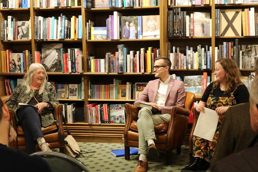Mary Beard book reading - Building the Future.JPG