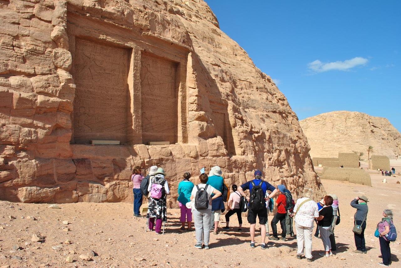 2024 EES Tour_Members_Members_ stelae_temples of Abu Simbel