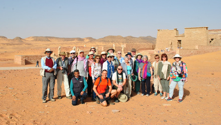 2024 EES Tour_Members_Wadi es-Sebua_Nubia