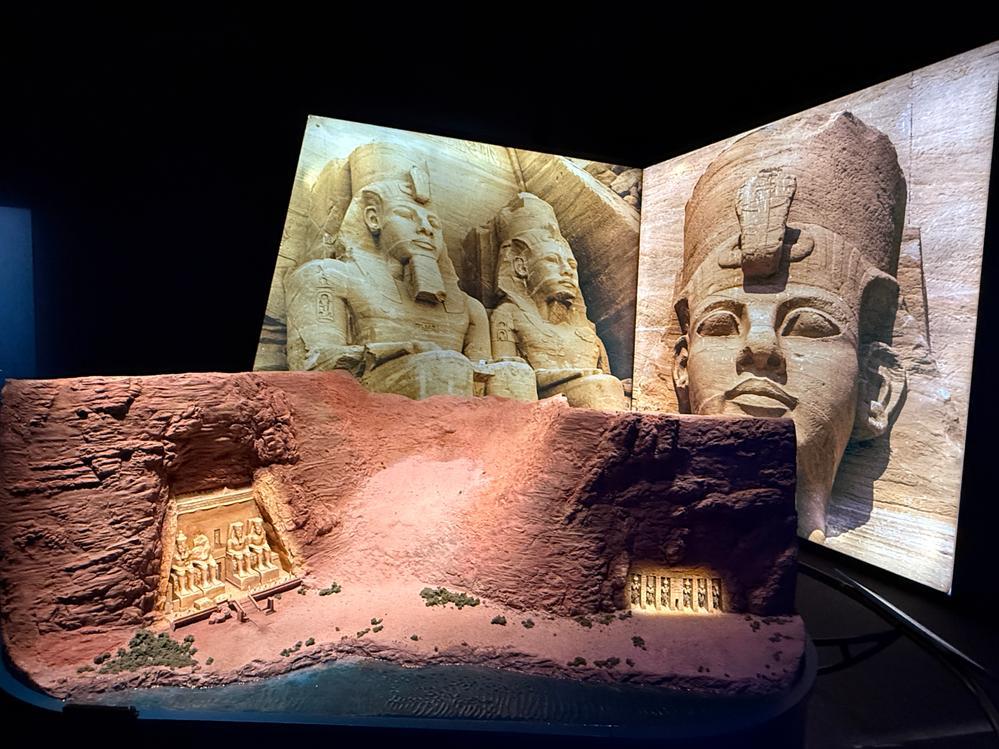 EES on Tour at Ramses and the Pharaoh’s Gold_Abu Simbel model
