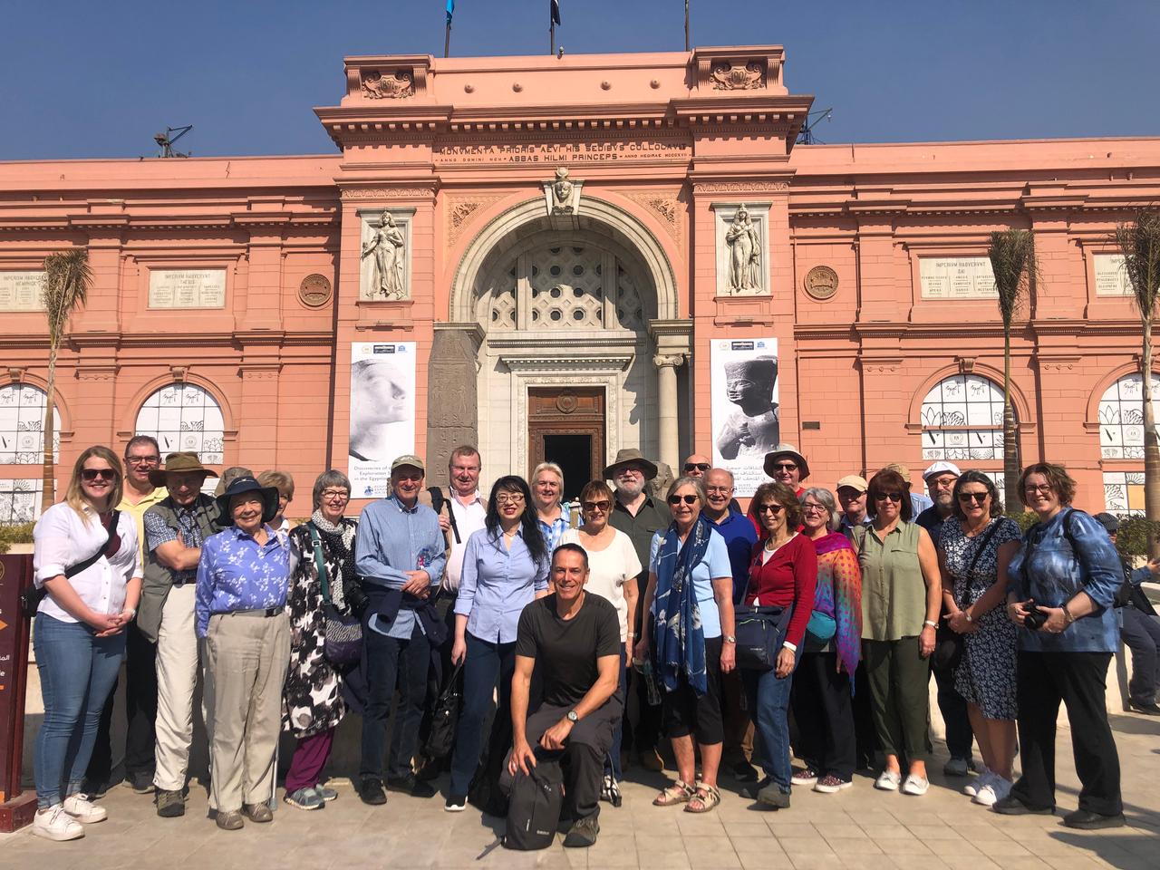 2024 EES Tour_Members_Walking Trail at the Egyptian Museum_EMC