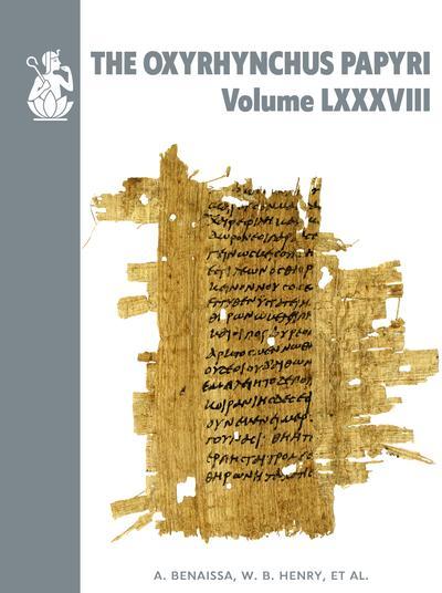Front cover text: The Oxyrhynchus Papyri volume LXXXVIII.