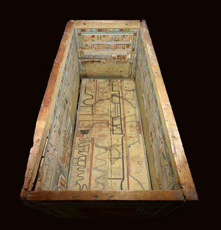 Geisen_The Ancient Egyptian Afterlife_BM EA 30841 Book of Two Ways inside coffin of Sen